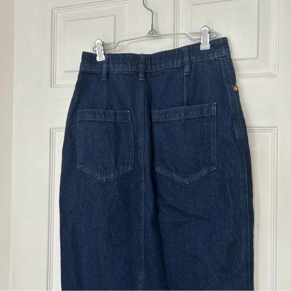 Free People Wilshire Denim Midi Skirt